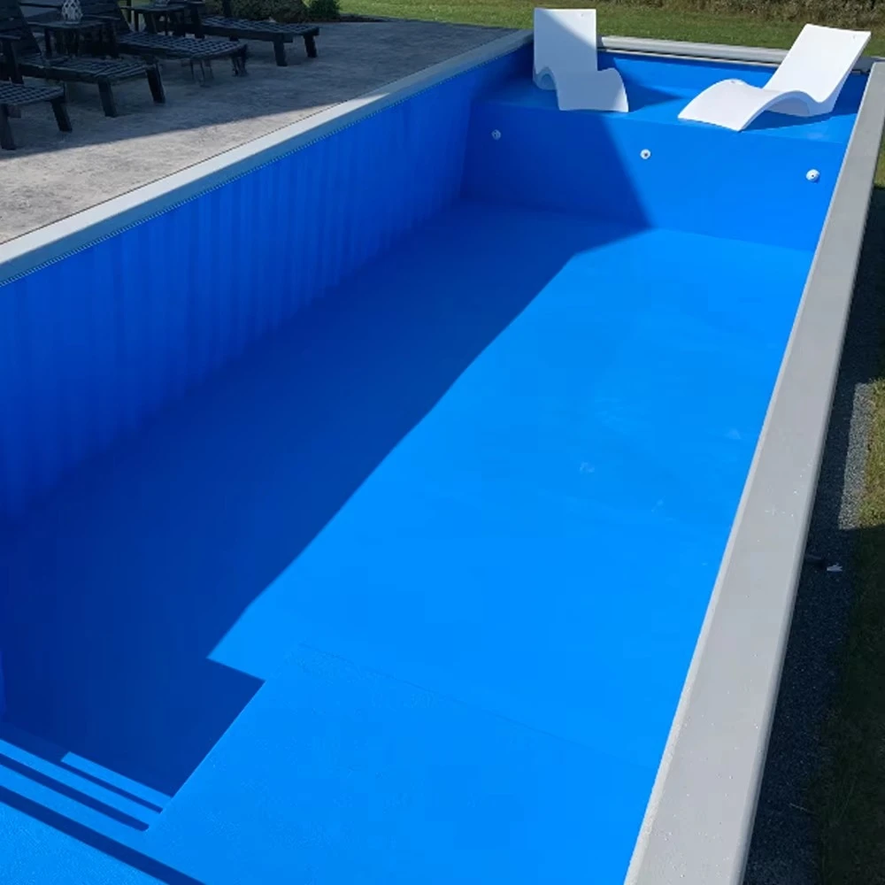 

Industrial Style Steel Container Swimming Pool for Outdoor Villa Hotel Use Sandwich Panel