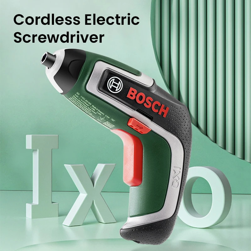 Bosch IXO7 Electric Cordless Screwdriver Set Electric Drill 1 Host 10 Screwdriver Bits 1 Extension Rod 1 Charging Cable
