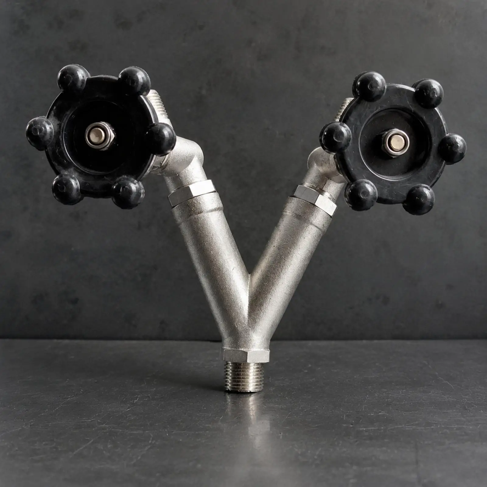 Boiler Steam Release Valve Copper Two Prong Air Port Manual Handwheel Threaded Connection for Industrial Heating Repair Work