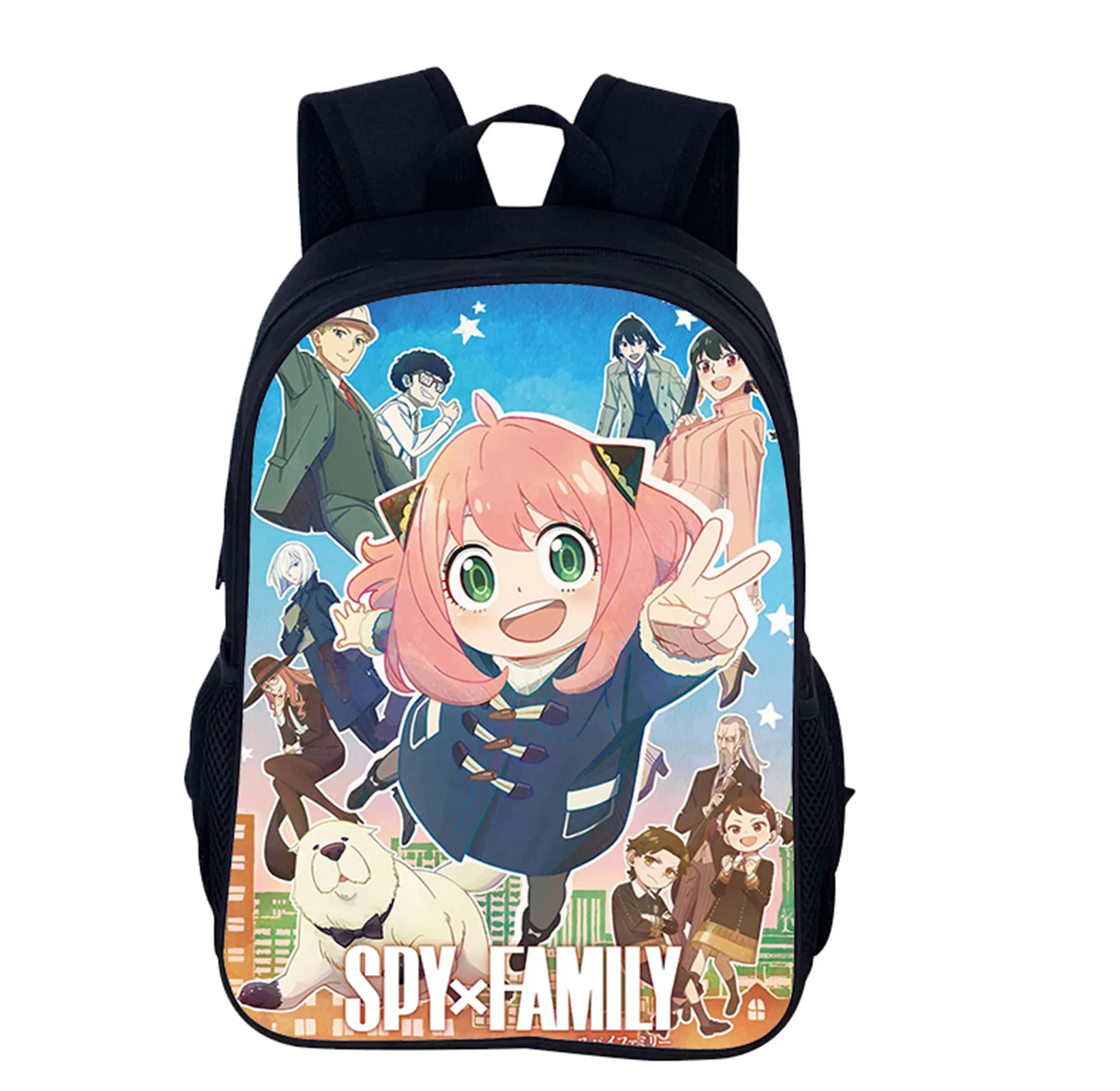 Fashion Spy Family Student Multifunction Backpack-Large Capacity Book Bag-Lightweight Daypack for School
