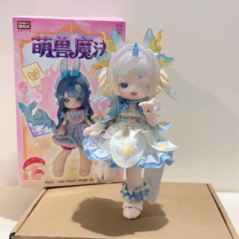 Penny's box antu bonito besta série mágica caixa cega 1/6 bjd bola boneca besta corpo anime móvel na moda surpresa presentes de aniversário