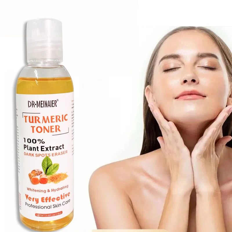 Turmeric Vitamin C Facial Toner 118ml Natural White Tea Extract Hydrating Brightening Even Skin Tone Refreshing Facial Skincare