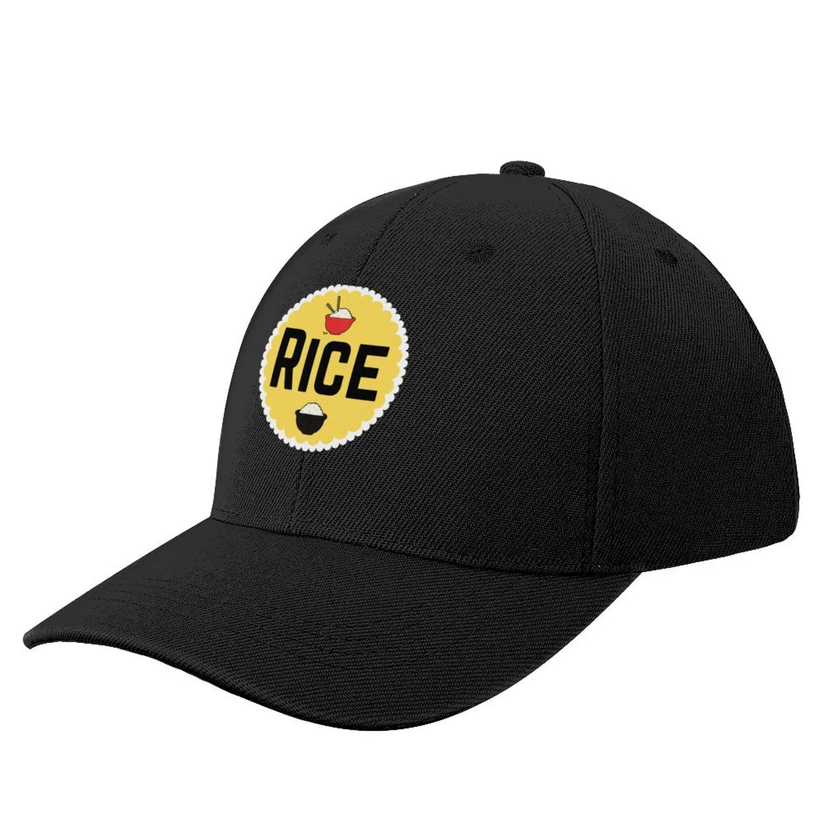 

Rice- Yellow Food Container LabelCap Baseball Cap Luxury Brand Christmas Hat Trucker Hats For Men Women's