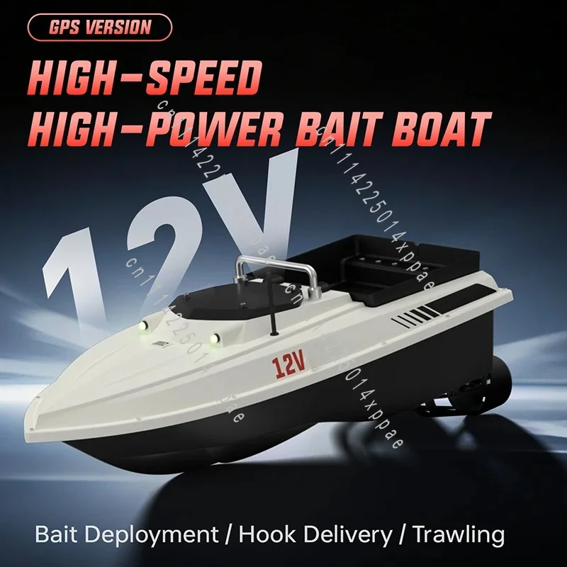 Electromagnetic Control Valve GPS Bait Boat 3 M/s 100 Fishing Spots 500m Load 3KG Automatic Cruise Return  Sonar Sensor