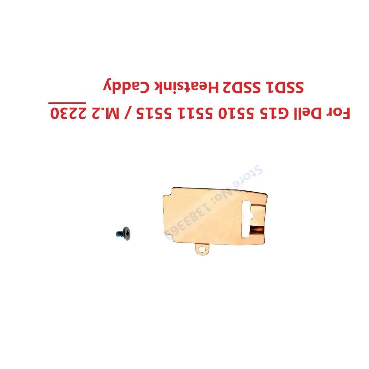 NGFF NVME 2230 2280 M.2 SSD Hard Drive Mounting Metal Bracket Heatsink Caddy Cover X8MY9 FJ75H 26X1Y for Dell G15 5510 5511 5515