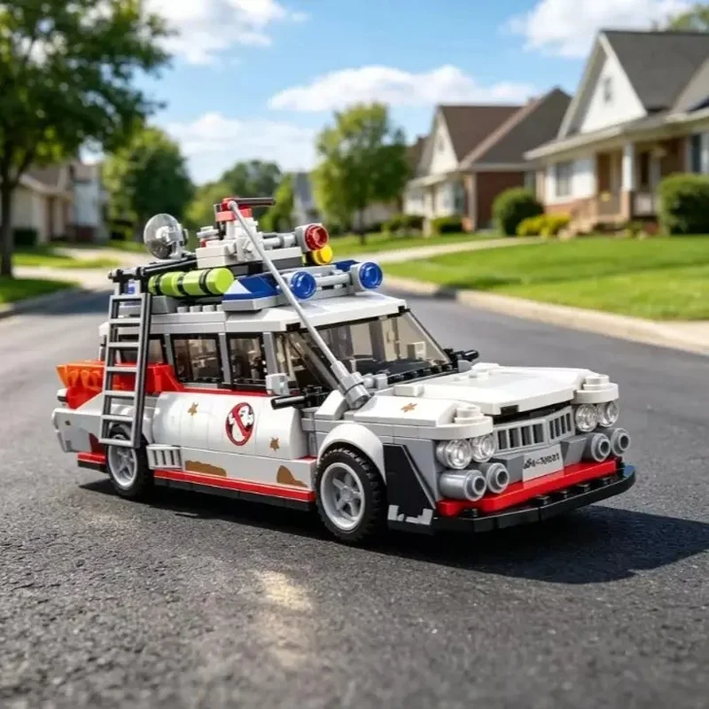 10021 Mould king Compatible  Ghostbusters Building Blocks Car Model Bricks for Kids Adults Toys Halloween Christmas Gifts 603pcs