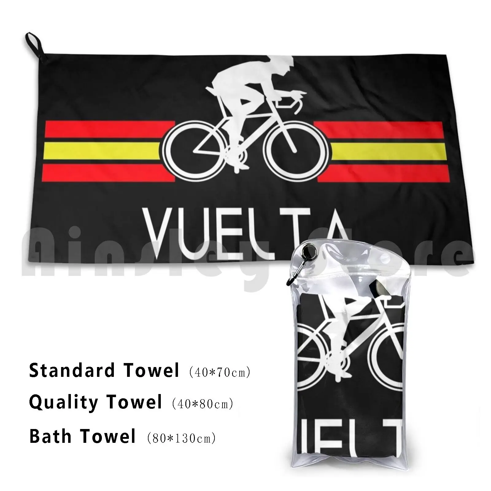 Vuelta Espana | Road Cycling Art Bath Towel Beach Cushion Cycling Velo Tdf Vuelta Bicycle Cycling Cyclist