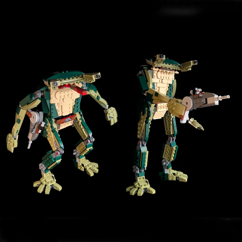 498 шт. MOC Turgle Star Battle Строительные блоки Строительство Практические способности Рождественская игрушка Подарок творческое творчество