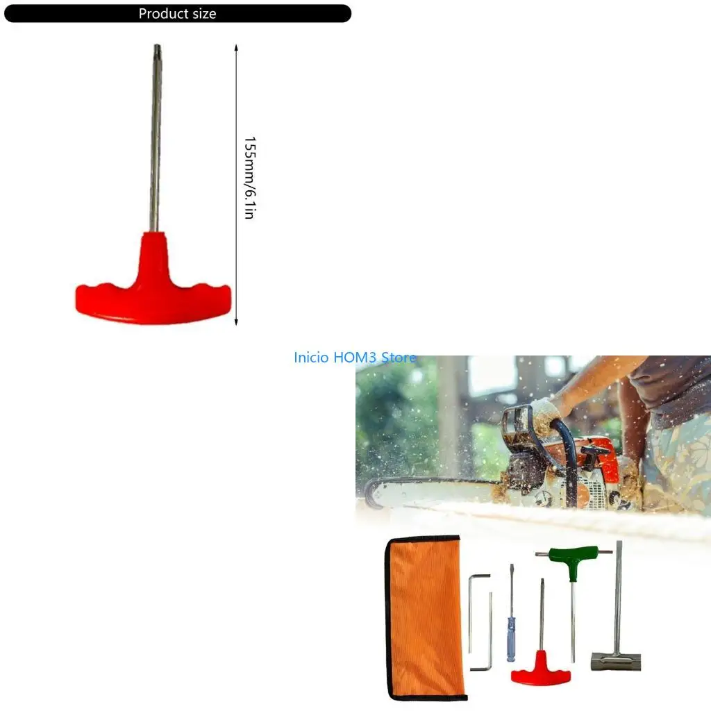 

A5YD Т-образный ключ для бензопилы T27 Сливовая отвертка для 017 018 019 020 021 023 024 025 Отвертка с Т-образной ручкой для