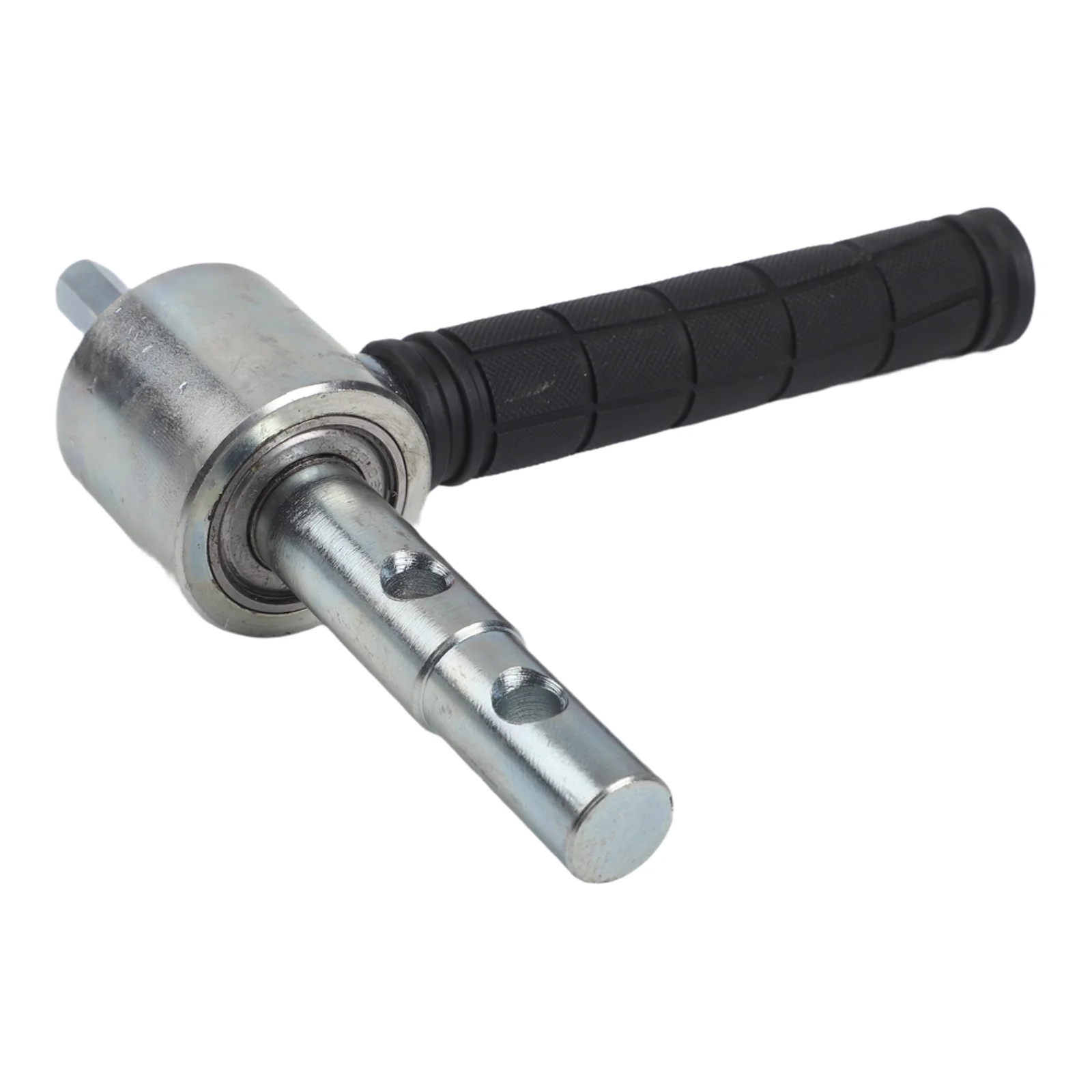 18 mm 20 mm Sechskantadapter mit rutschfestem Griff für elektrische Eisbohrer, Bohreranschluss, Griff, Schnellverbindungswerkzeug, silberfarbenes Metall