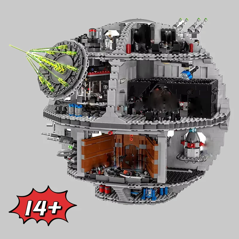 2025 NEUE DS-3 Plattform UCS Death Star Plan Große Ultimative Waffe Bausteine Ziegel Spielzeug Für
