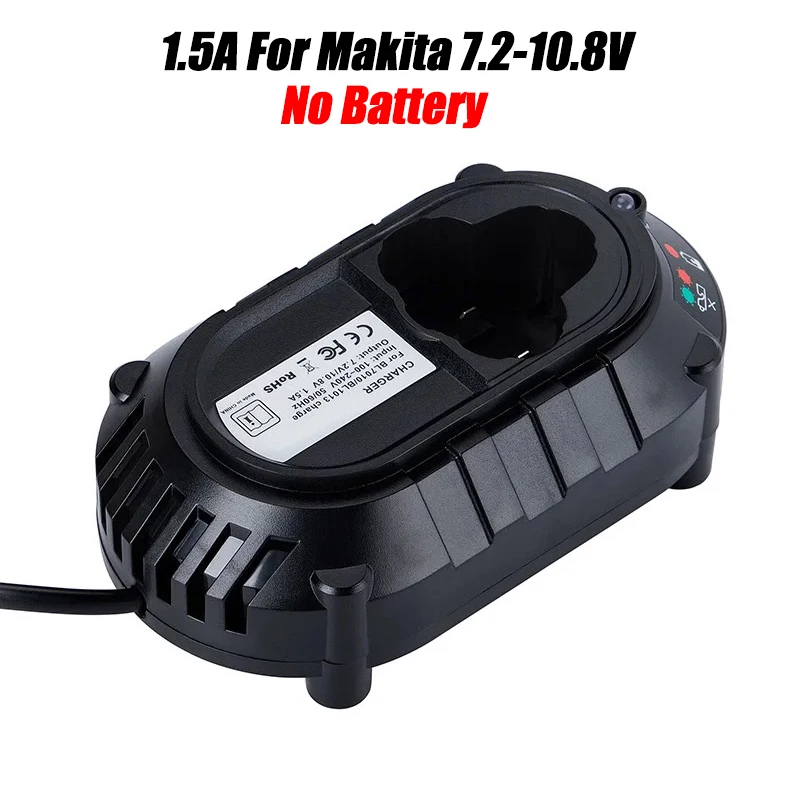 

For Makita 7.2-10.8V 1.5A Lithium Battery DC10WA Li-ion Battery Charger Electric Drill Screwdriver Power Tool BL1014 BL7010