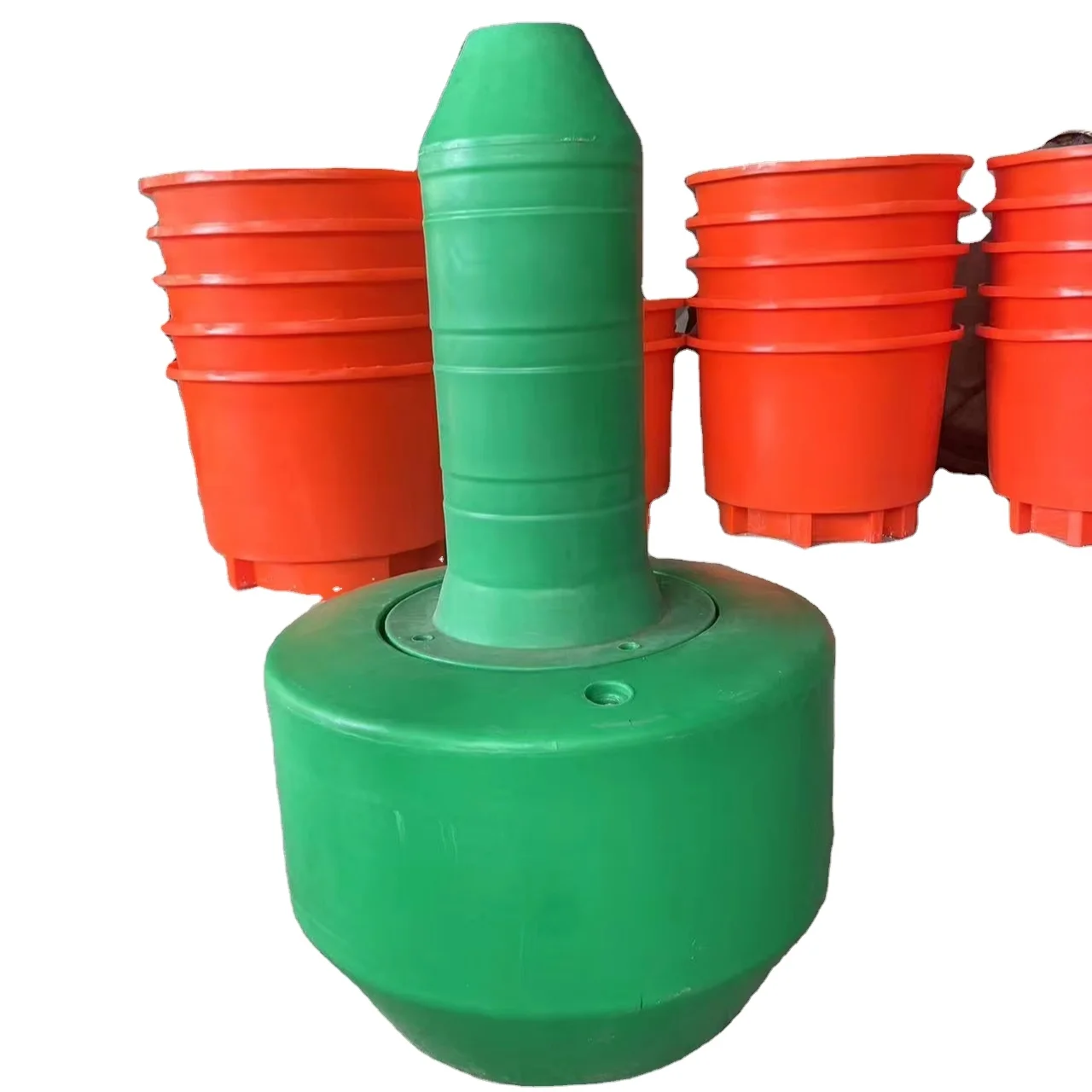 Boya flotante marina Boya de navegación Boyas marcadoras marinas con panel solar y luz LED