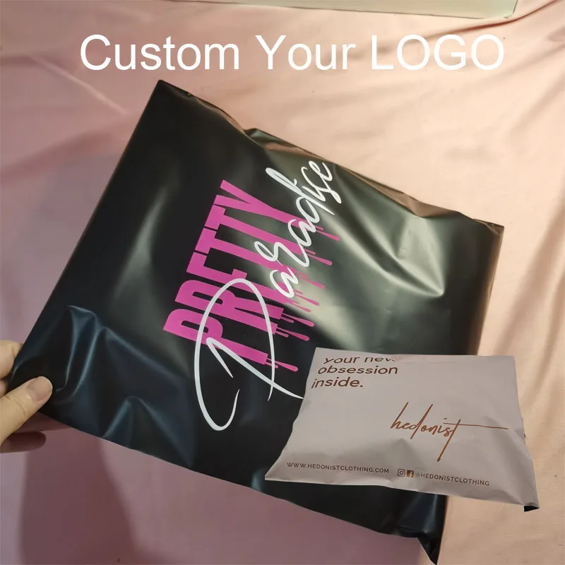 

Custom Personalised private logo compostable eco friendly mailing shipping packaging 9x12 poly Courier mailers