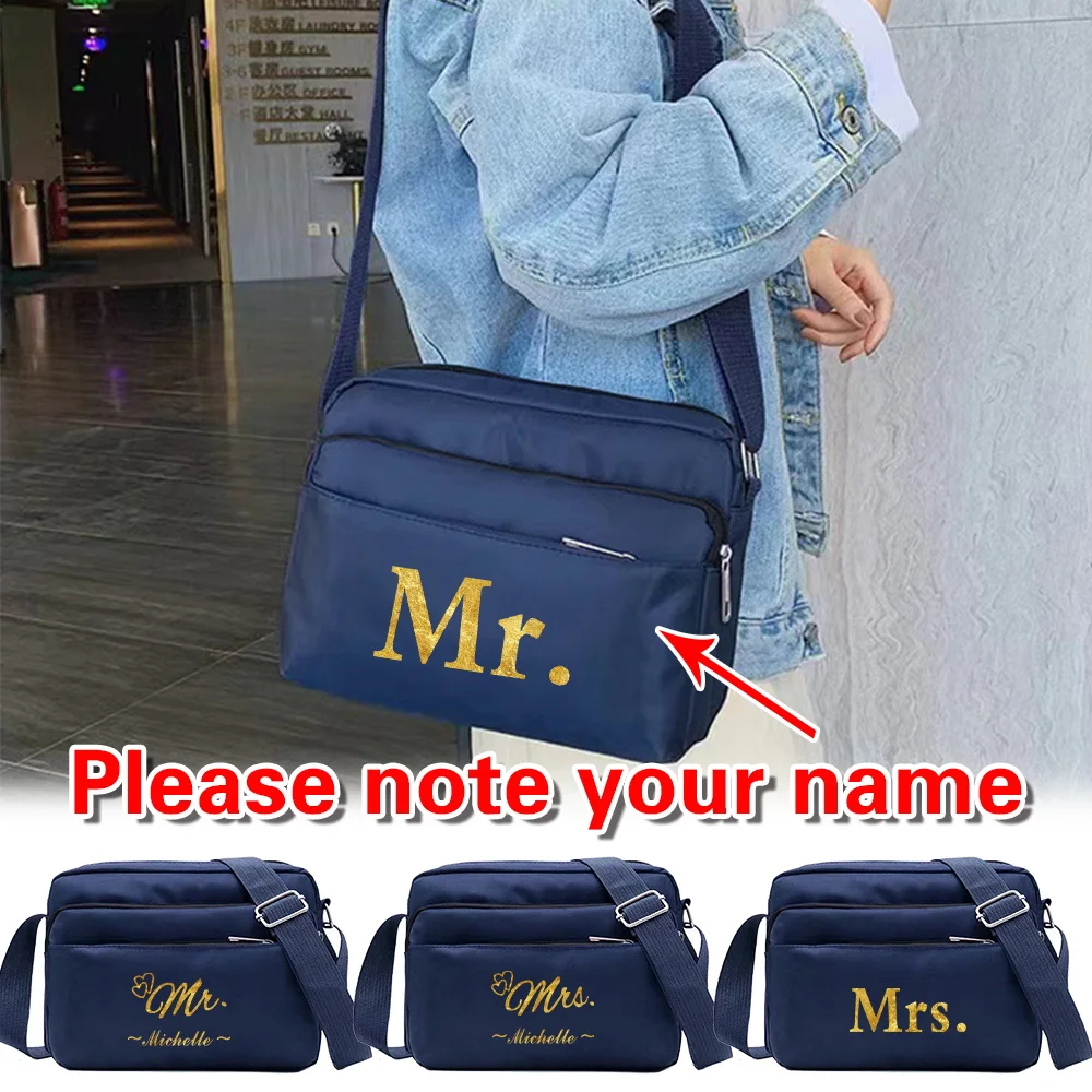 

Сумка через плечо на одно плечо с индивидуальным именем, высококачественная сумка на одно плечо, необходимый органайзер для путешествий на открытом воздухе