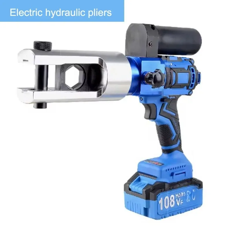 

CM-400 Electric Hydraulic Plier Rechargeable Battery Powered Crimping Tool 16-400mm² Crimping Copper Aluminum Terminal