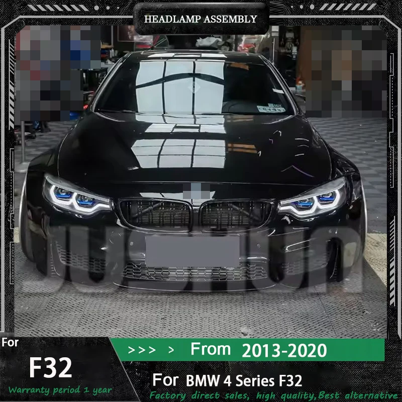 

Автомобильный Стайлинг, фара в сборе, дневные ходовые огни для BMW 4 серии F32 2013-2020, стример, указатель поворота, фара
