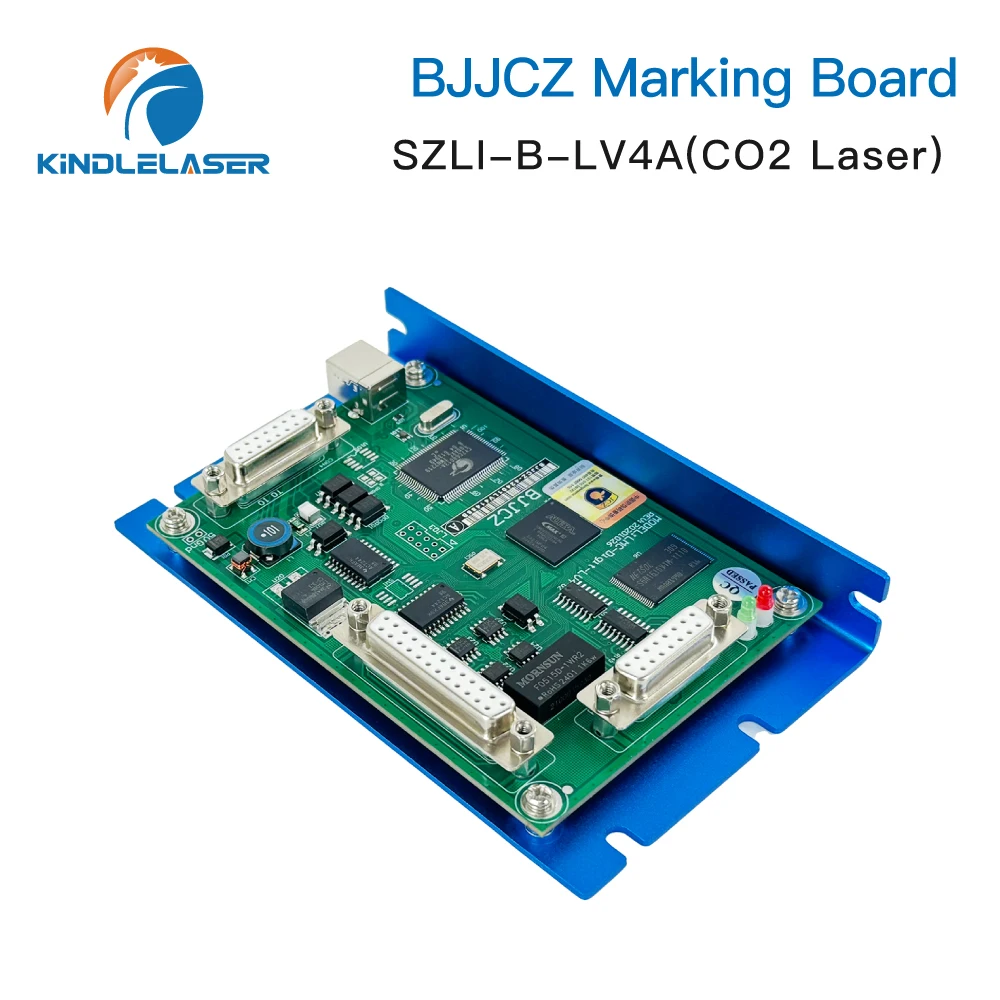 Kindlelaser BJJCZ Controller SZLI-B-LV4A and FBLI-B-LV4A Fiber CO2 UV Laser Card for Making Engraver Machine 1064nm 455nm Ezcad