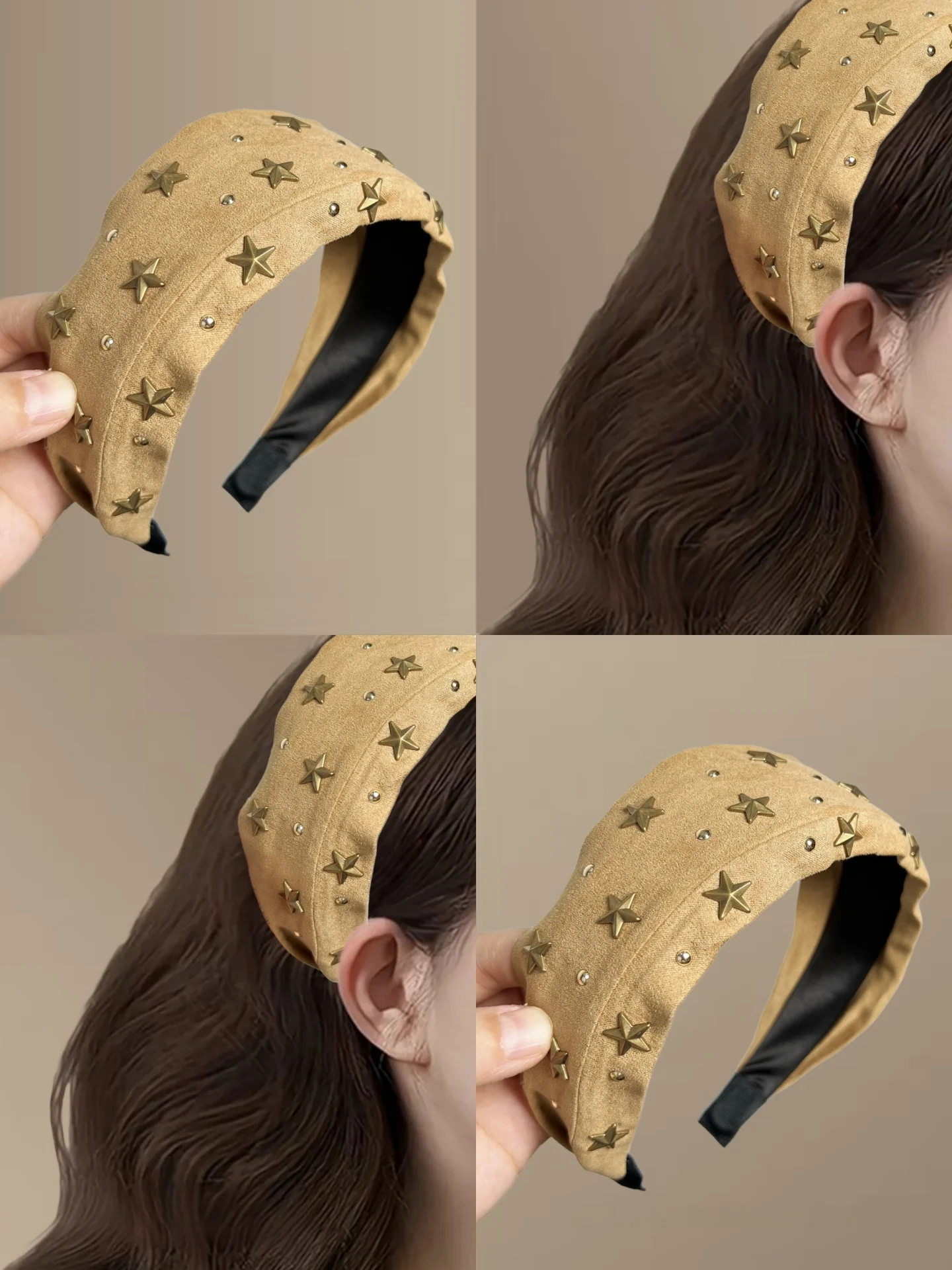 tiara-feminina-retro-para-viagem-com-rebites-em-estrela-larga-novo-estilo-moderna-acessorio-de-cabelo-avancado-para-acampamento-ao-ar-livre