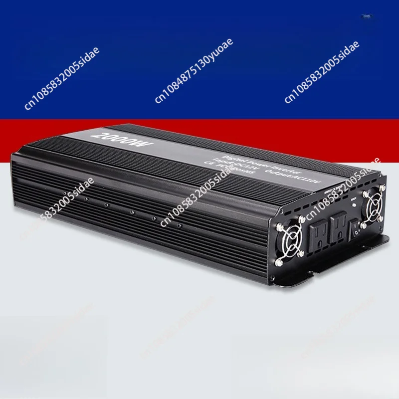 2000W power inverter, 12V to 220V converter, dc ac inverter, reverse connection protection, car power inverter