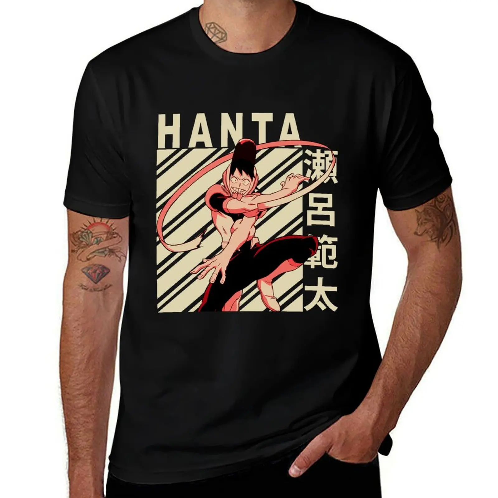 

hanta sero Vintage Art T-Shirt man t shirt heavy cotton t shirts for man cotton funny T-Shirt