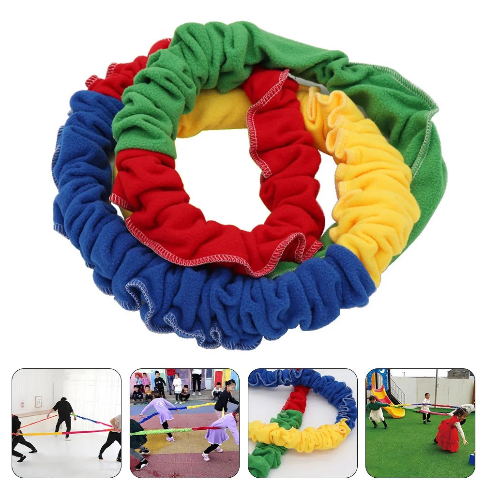 Jeux extensibles anneau de rallye bande élastique équipe pour travail bandes de résistance bâtiment flanelle enfant