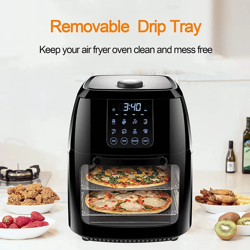 Bandeja de goteo de repuesto para horno freidora de aire Chefman,Aria y Ultrean de 6 cuartos, piezas de repuesto para freidora de aire, bandeja de goteo antiadherente