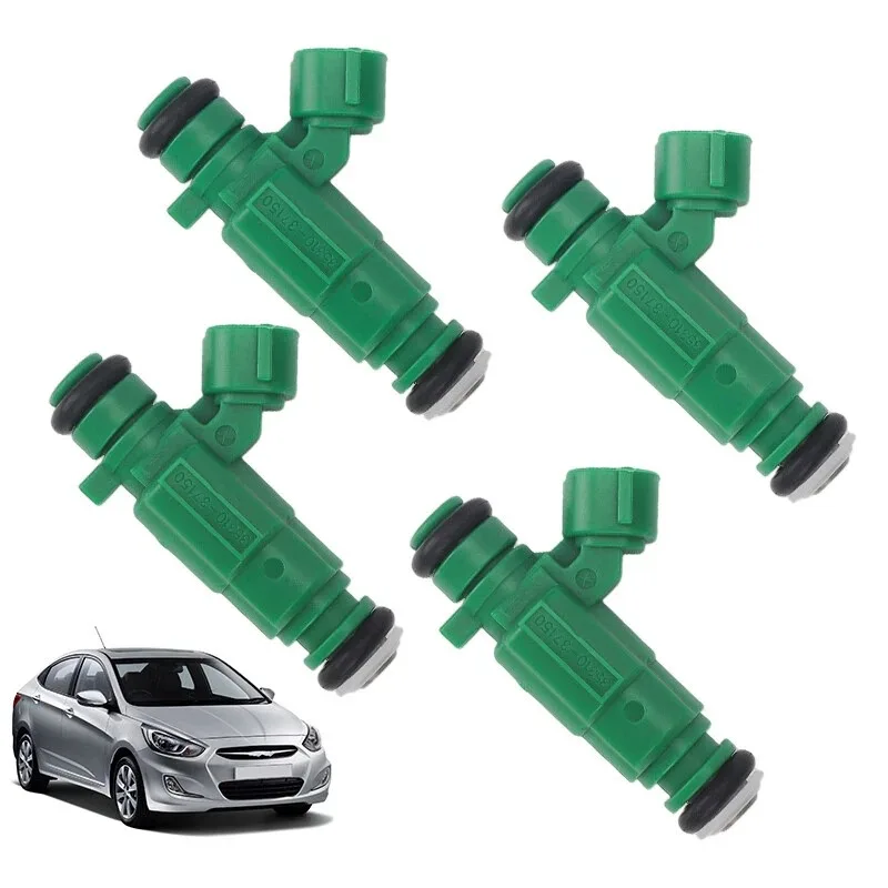 

35310-37150 4 шт. топливные форсунки для Hyundai Accent 1.6L L4 2006 2007 2008 2009 2010 2011 новый 3531037150