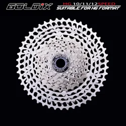 Bike cassette for SHIMANO HG mountain bike 10 11 12 speed bicycle deck aluminum alloy CNC ultra-light anti-chain flywheel