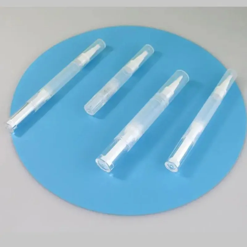 5Pcs 5ml Empty Twist-up Pen with Brush Foundation Dispenser Lipstick Filler Portable Travel Size