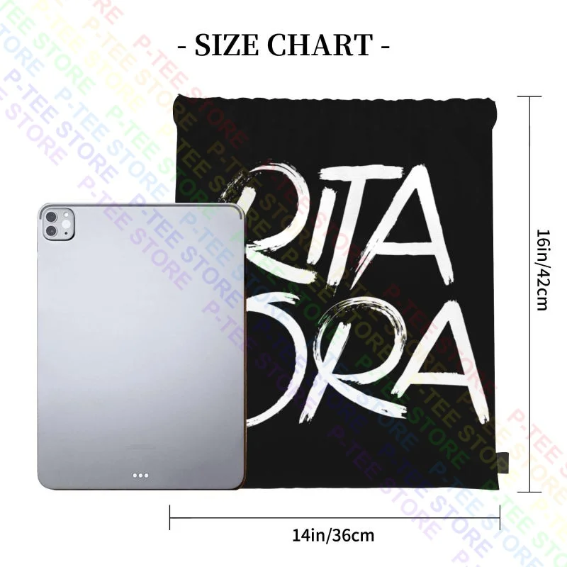 Rita Ora Phoenix Tour Let You Love Me Pop Rock Music Drawstring Bags Gym Bag Softback Shopping Bag