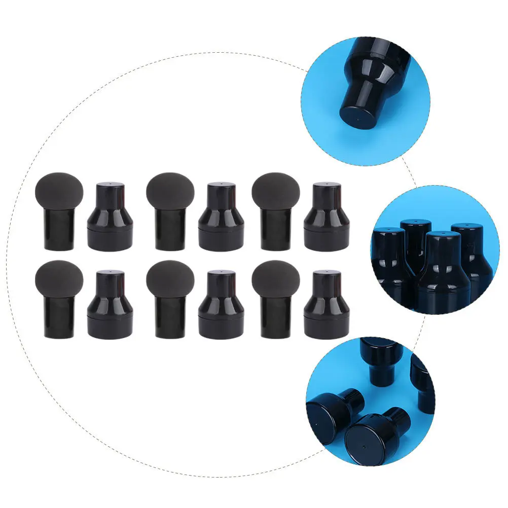 6 個のキノコヘッド美容スポンジ多用途フェイスパフパウダークリーム日焼け止め毎日のメイクアップポータブルデザイン