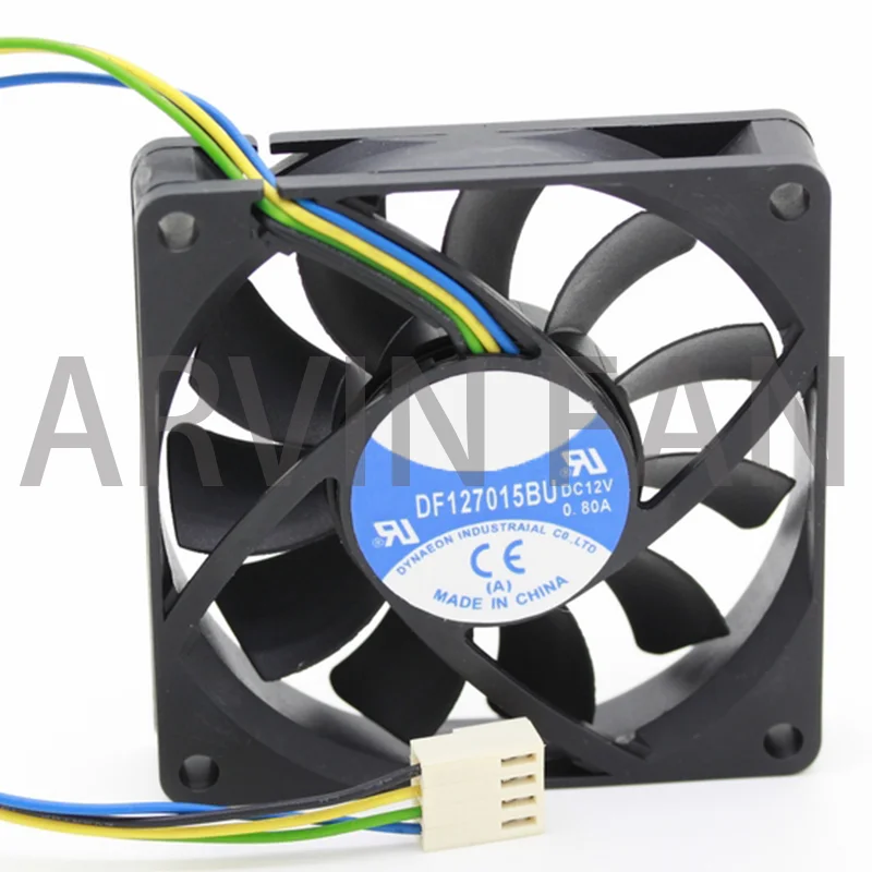 Ventilador de refrigeración DF127015BU Pwm de 70mm para Motor superior, 12V, 0.8A, 7CM, ventiladores de doble bola