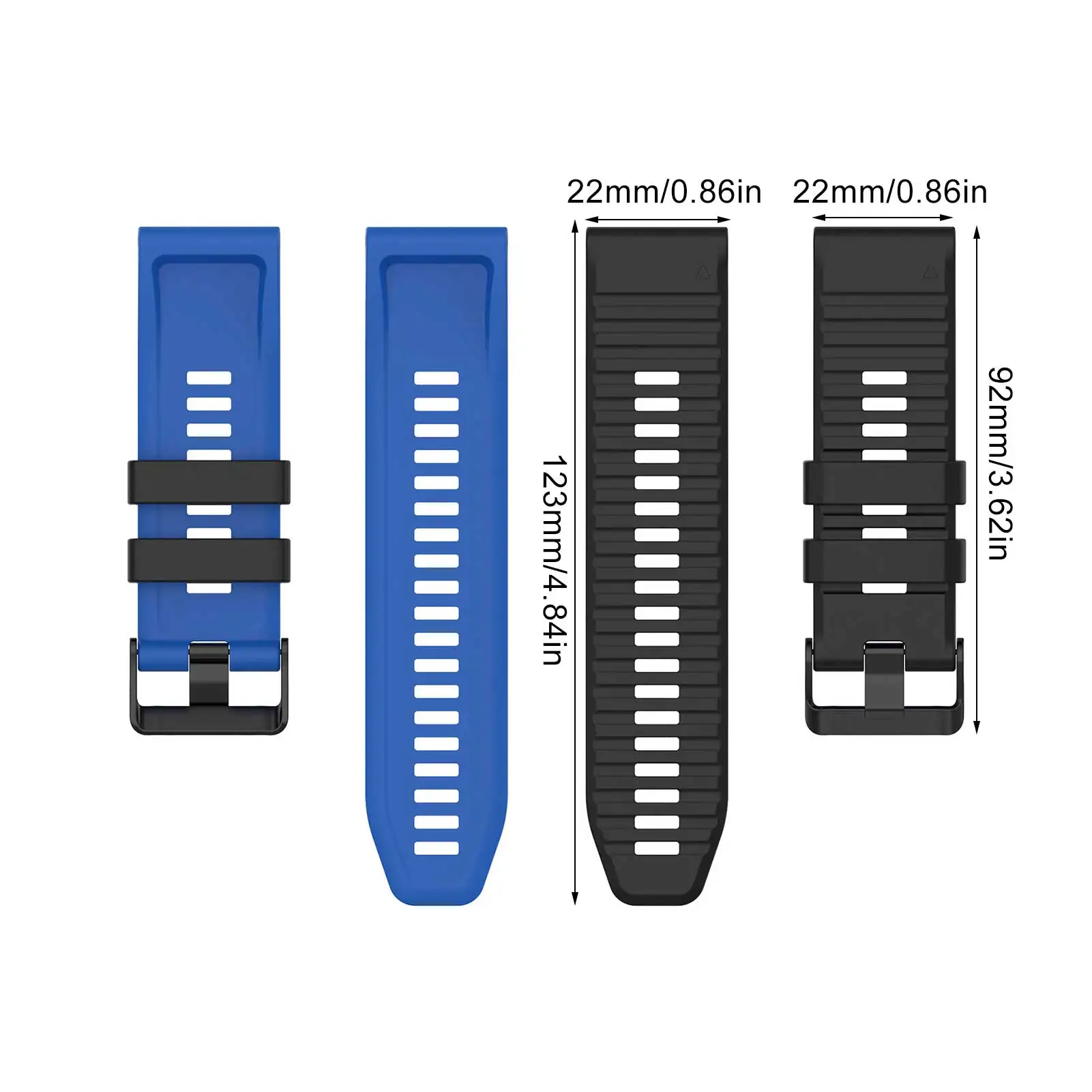 Tali Gelang Jam Tangan Silikon Lembut 22Mm Rilis Cepat untuk GarminFenix 7 6 6S 5Plus 5 Forerunner935 945 Jam Tangan Easyfit