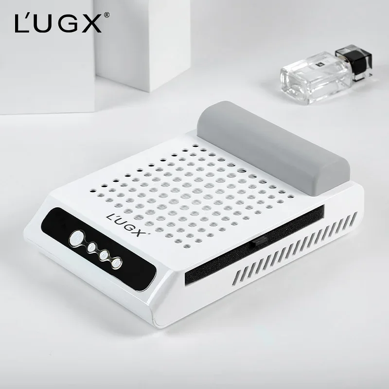 LUGX Hot Sale 70W Strong Cordless Recargable Nail Dust Collector Machine Professional Rechargeable Nail Vacuum Cleaner