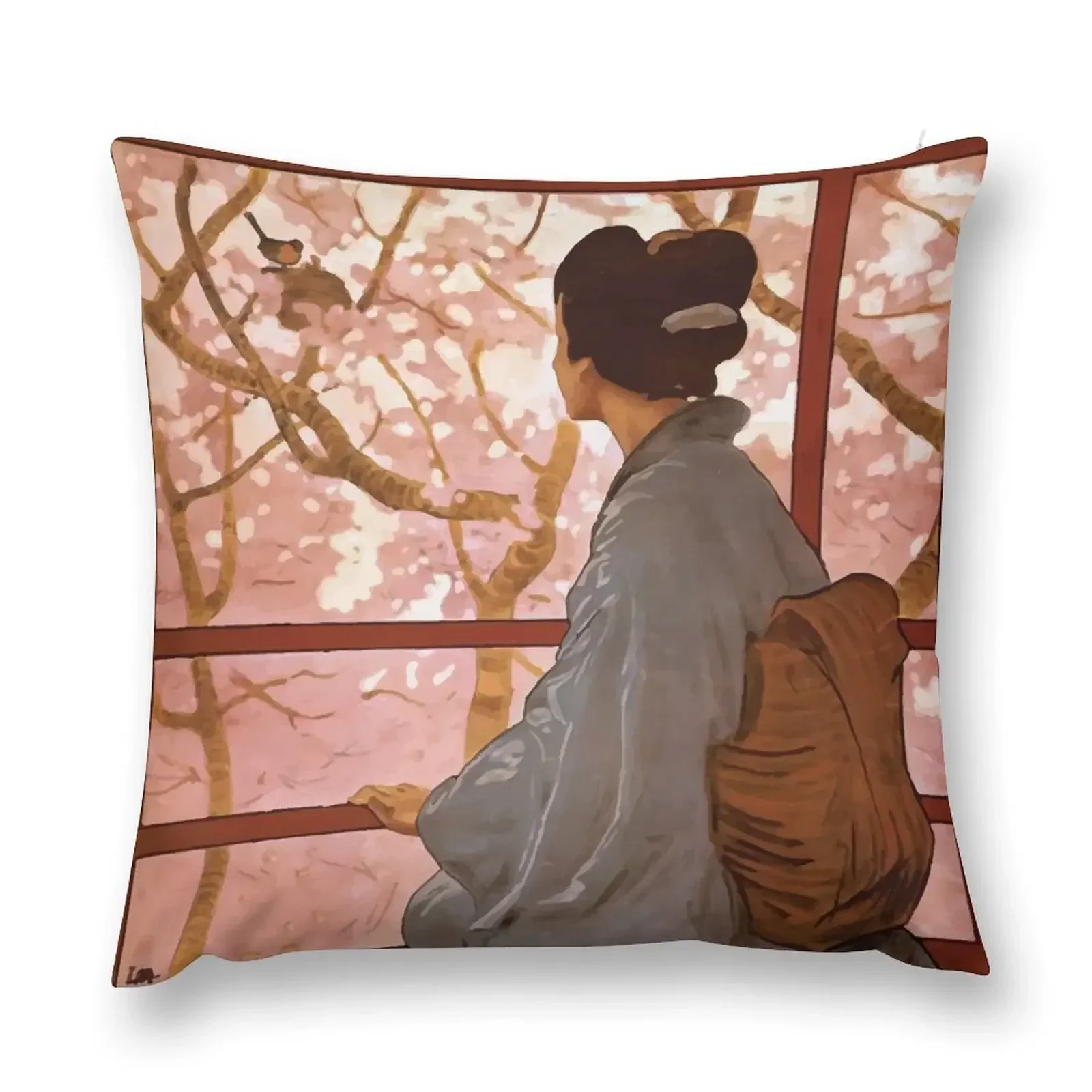 

Madama Butterfly Vintage Throw Pillow Couch Cushions bed pillows Cushions For Sofa pillow