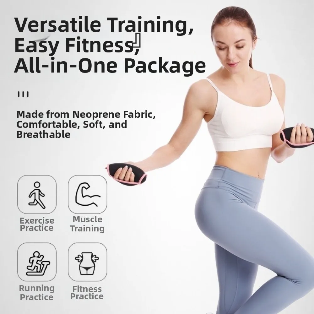 1 Pair Unisex Design Hand Weights Set Breathable Soft Sand Soft Dumbbells 1/2 LB Non-Slip Weighted Sandbag Weight Training