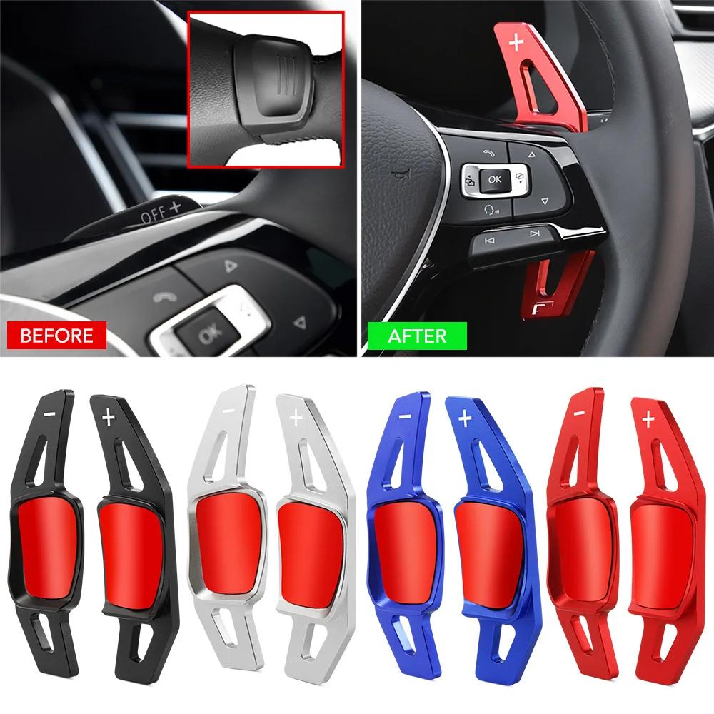 

2 шт. рычаг переключения передач на руле для VW Tiguan с 2019 года Golf 7 R-Line MK7 GTI Series Phaeton Golf 8 MK8 Запчасти