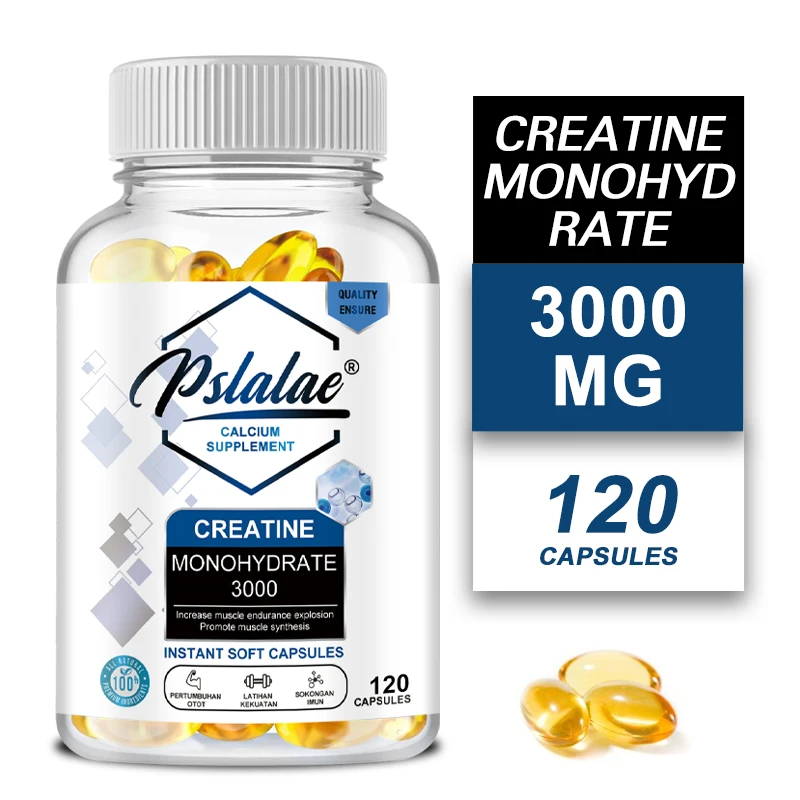 

Creatine Monohydrate Extract - Improves Physical Performance, High-intensity Exercise, Support Workout Recovery