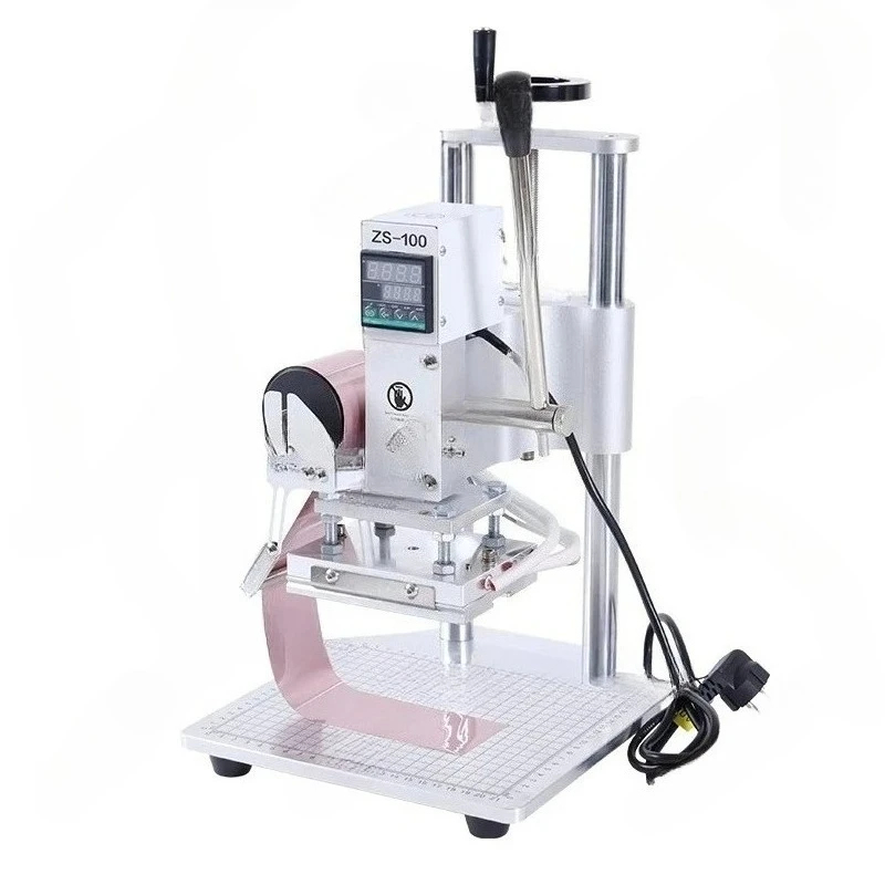 

Manual bronzing machine Leather hot pressing machine Hot stamping indentation LOGO pattern branding and marking machine