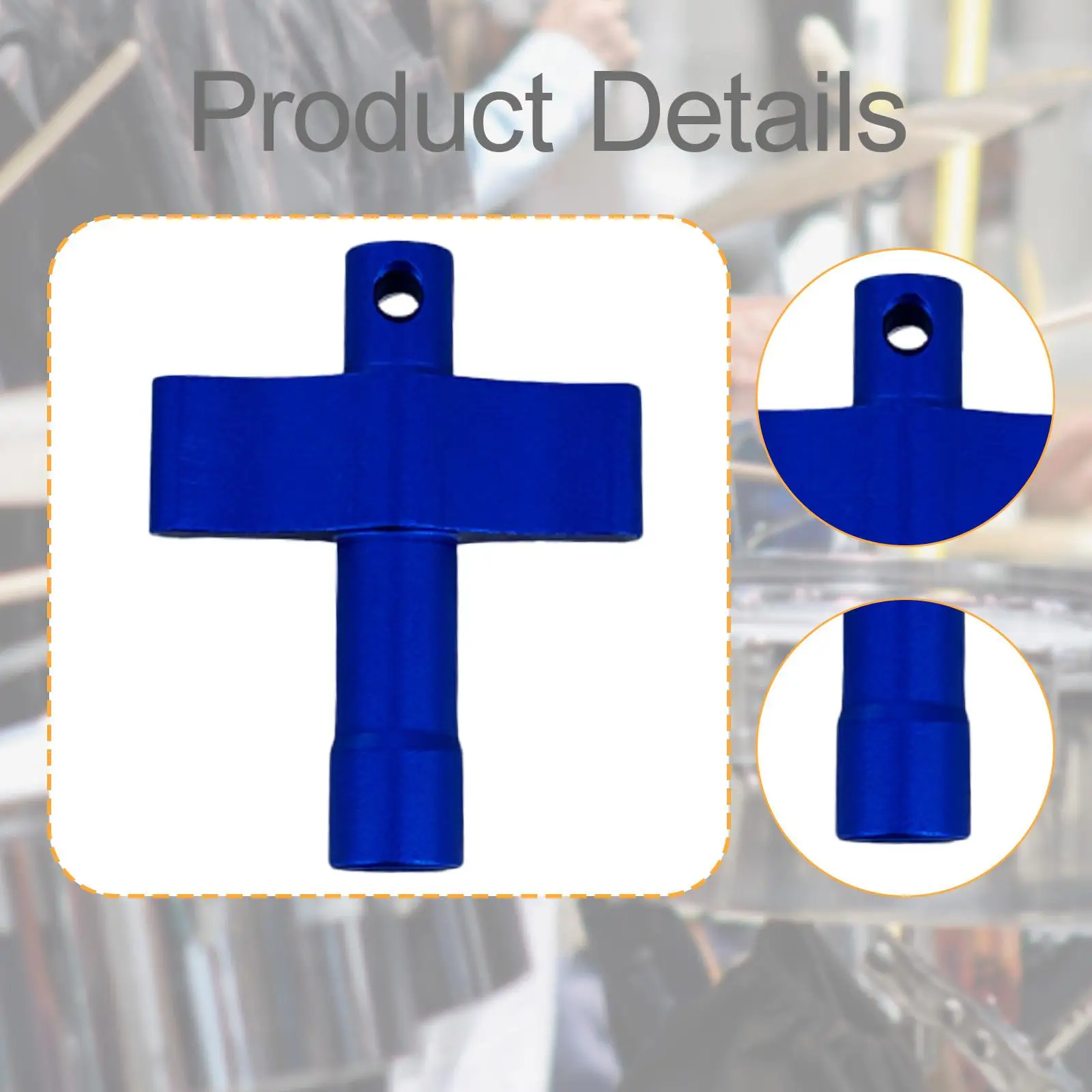 Metal Drum Key Universal T Shaped Drum Tuning Tool Ergonomic Percussion Accessory for Acoustic and Electronic Drum Adjustment