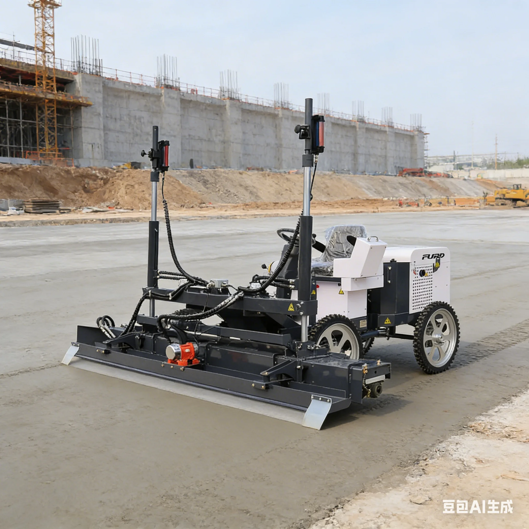 Precision Laser-guided Concrete Screed Machines Automate Operations - Improving Floor Smoothness Worldwide