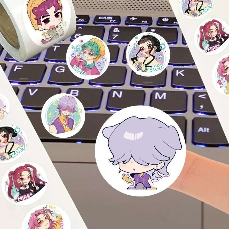 

500Pcs Anime KPop Demon Hunters Stickers Huntrix Saja Boys Tiger Sticker Scrapbooking Phone Luggage Skateboard Waterproof Decal
