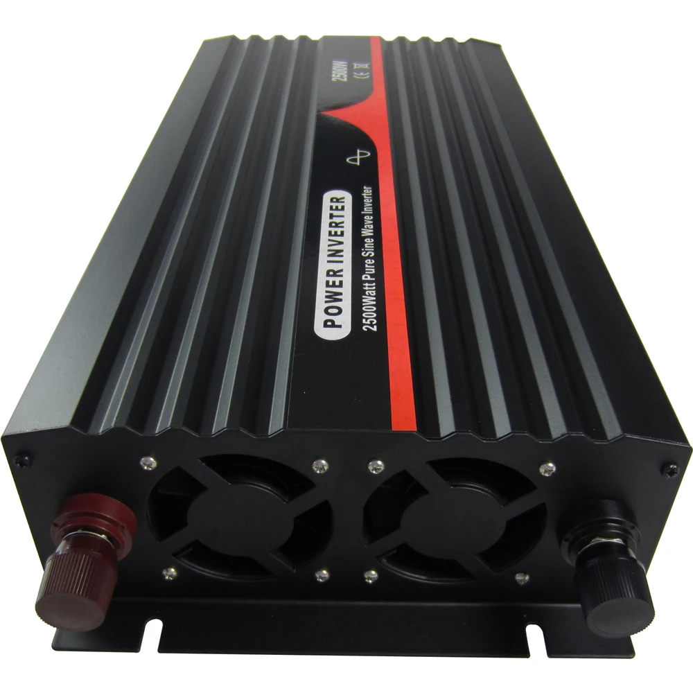 2500VA/2500W Single Phase Pure Sine Wave Inverter 12V 24V 48V DC TO 100~120VAC, 220~240VAC Output Industrial Frequency