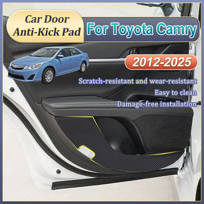 

Автомобильные аксессуары для Toyota Camry XV50 XV70 XV80 2012-2025 2023 2024, противоударная накладка на дверь автомобиля, защитный коврик от грязи, наклейка