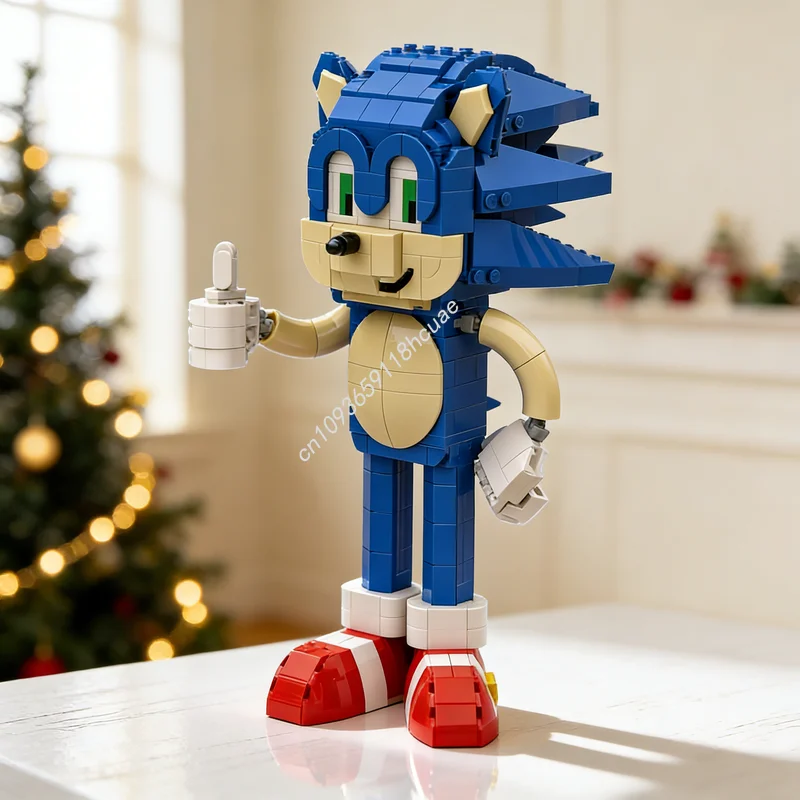 

607pcs MOC Sonic The Hedgehog Model Building Blocks Toys Construction Assemble DIY Idea Creative Brick Christmas Gifts Education