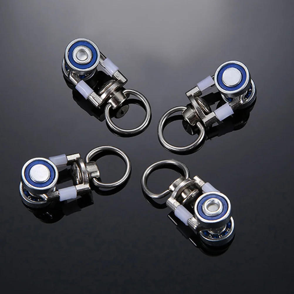 

20pcs Curtain Track Rollers Zinc Alloy Sliding Window Drapery Rail Carriers Heavy Duty Smooth Glide For Home Office Hotel Decor