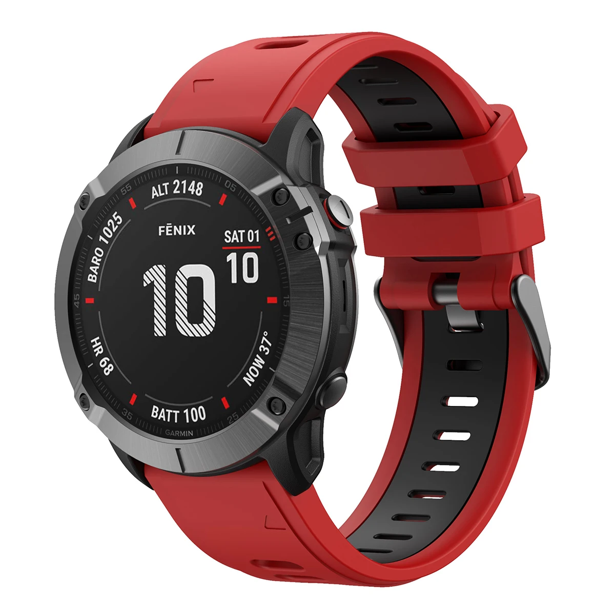 Repuesto de pulsera para reloj inteligente, Correa deportiva oficial de dos colores, igual párrafo, Garmin EPIX /Garmin Feni x7 x 6