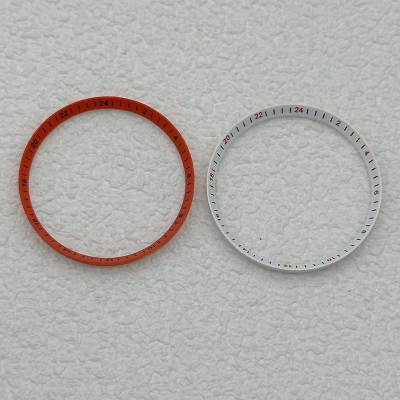 30.5 mm X 27.5 mm Watch Bezel Ring Compatible SKX007 SKX009 SRPD Cases Plastic Bezel Compatible NH35 NH36 Watch Case Index Ring - view 5