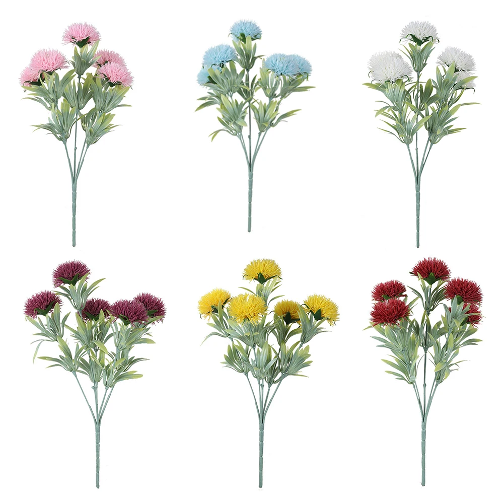 Домашняя ваза с искусственными цветами, декор, простая в использовании, элегантная на ощупь, реалистичные цветы, долговечная романтическая атмосфера